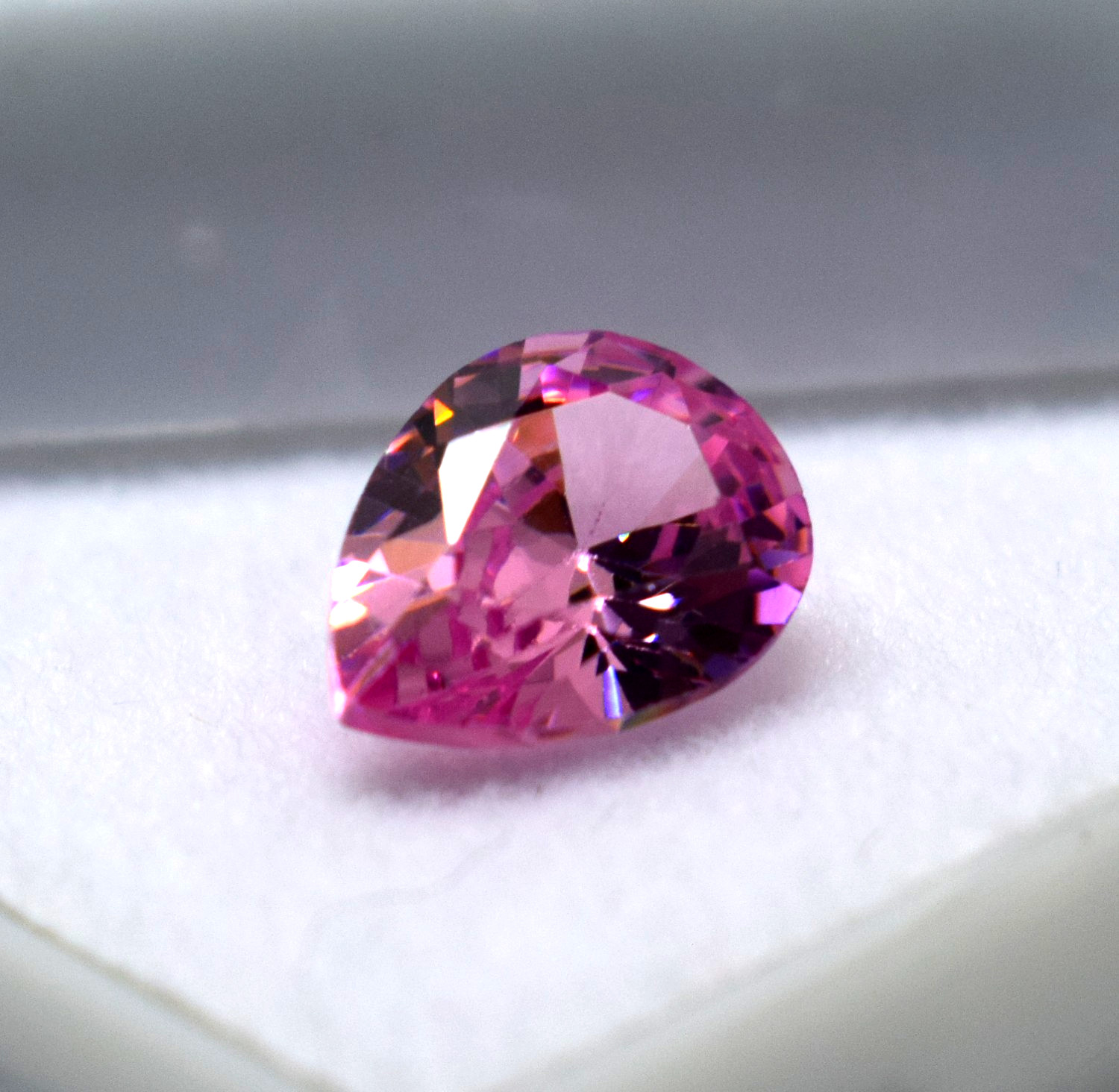 2.50 CT Natural Pink Sapphire Madagascar Pear Cut Certified AAA+ Loose Gemstone