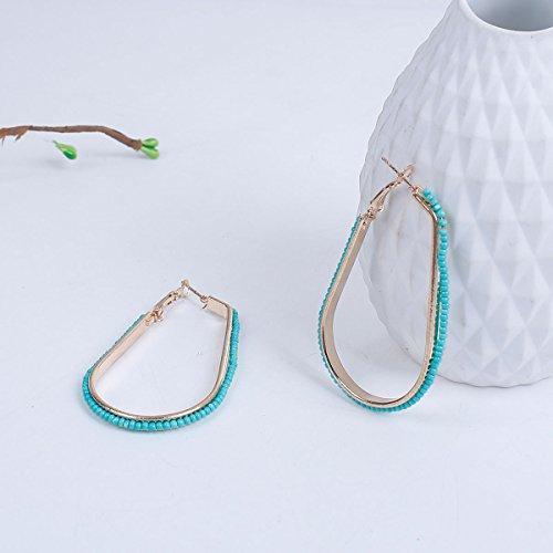 Sexy Sparkles Women’s Beaded tassel earrings Long Fringe Lightweight Drop Earrin