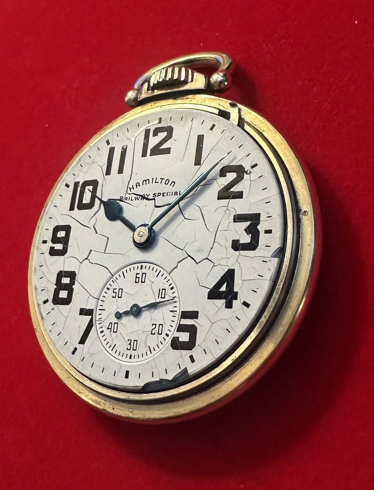 Hamilton 992B Railway Special – runs great – 16s, 21 Jewels, 10K GF factory case
