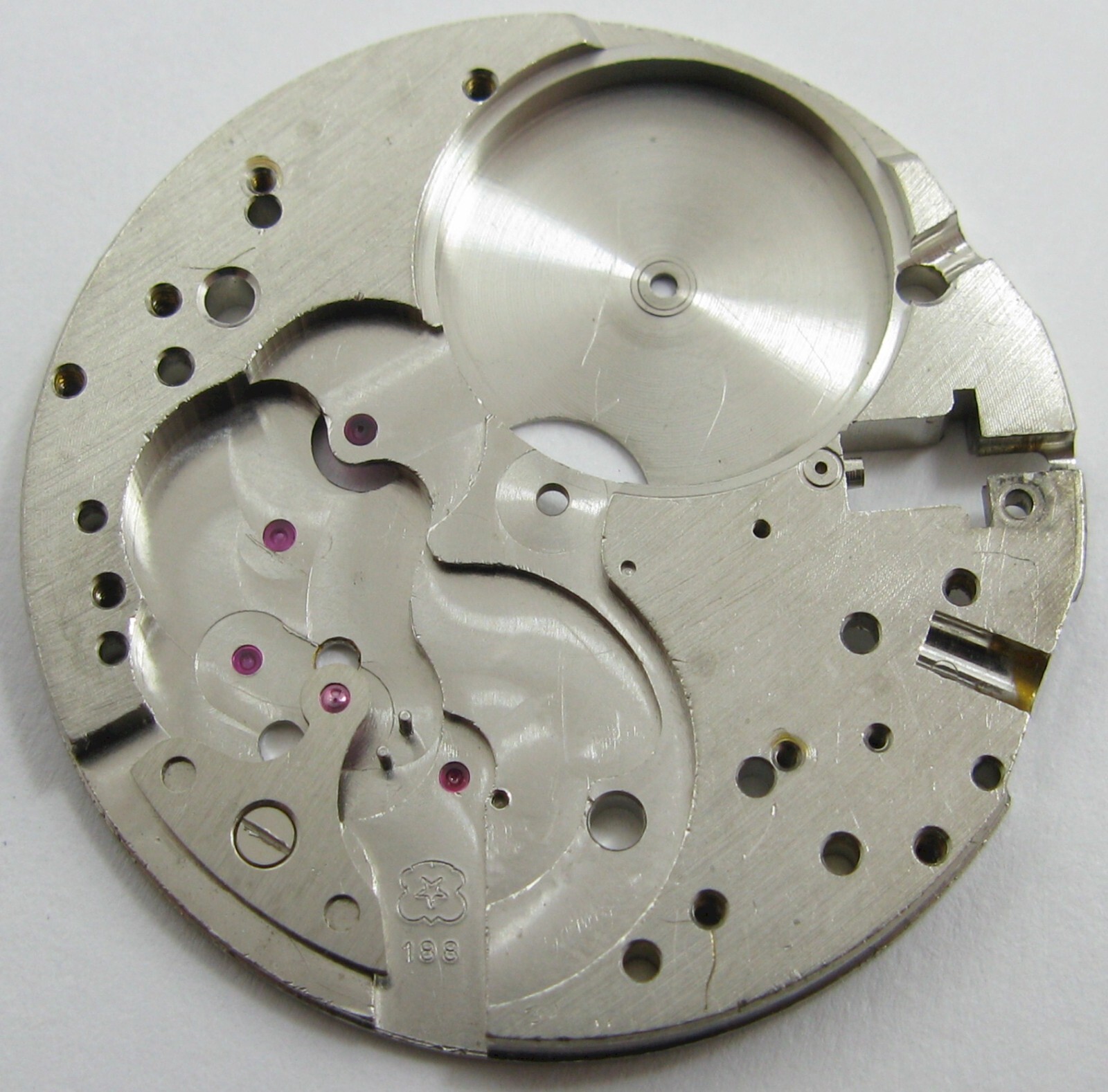 Venus 188 chronograph watch part main plate #100