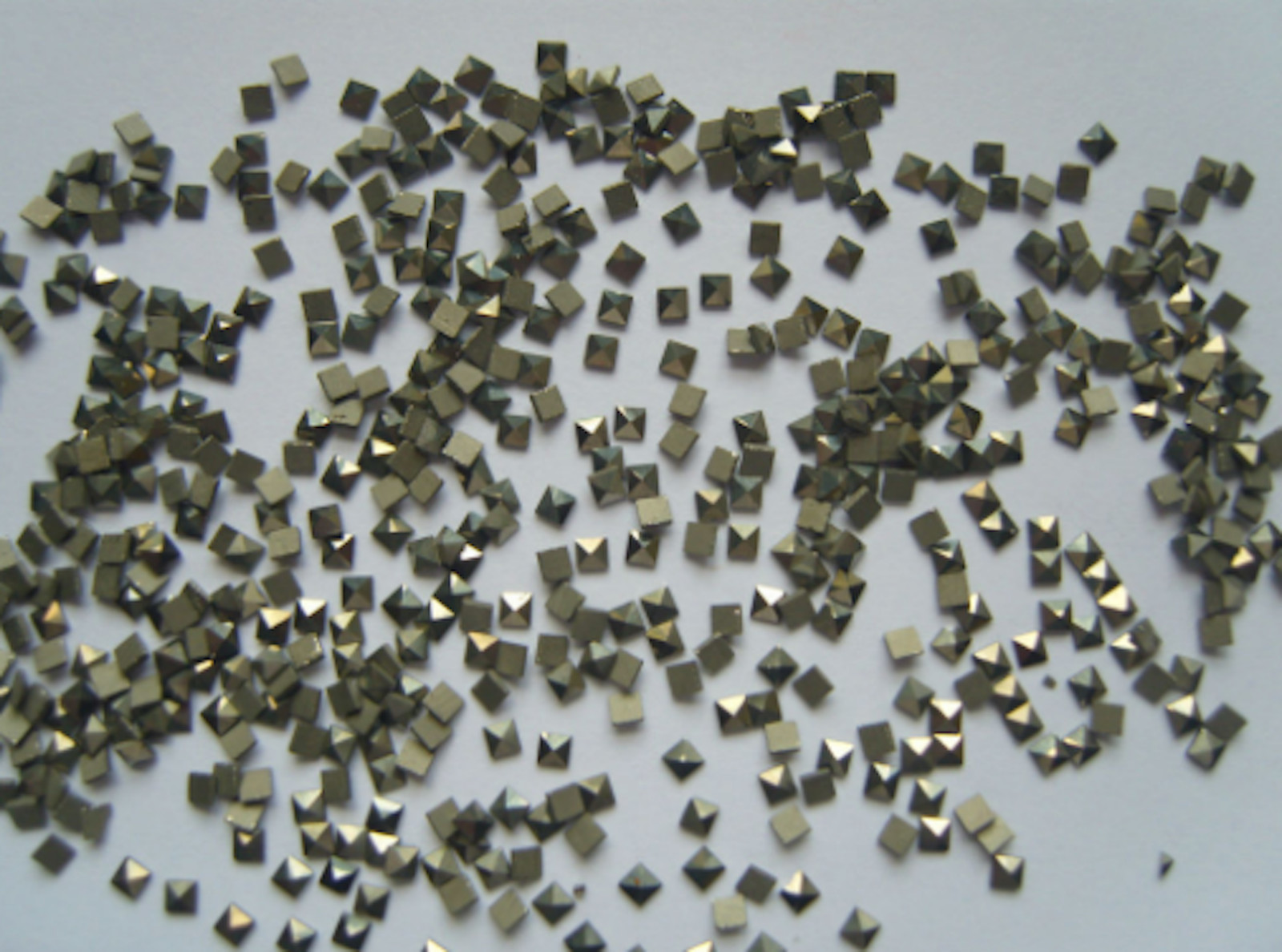 Natural Marcasite Square Cabochon 100 pcs Lot Loose Stones (1.2×1.2mm – 2x2mm)