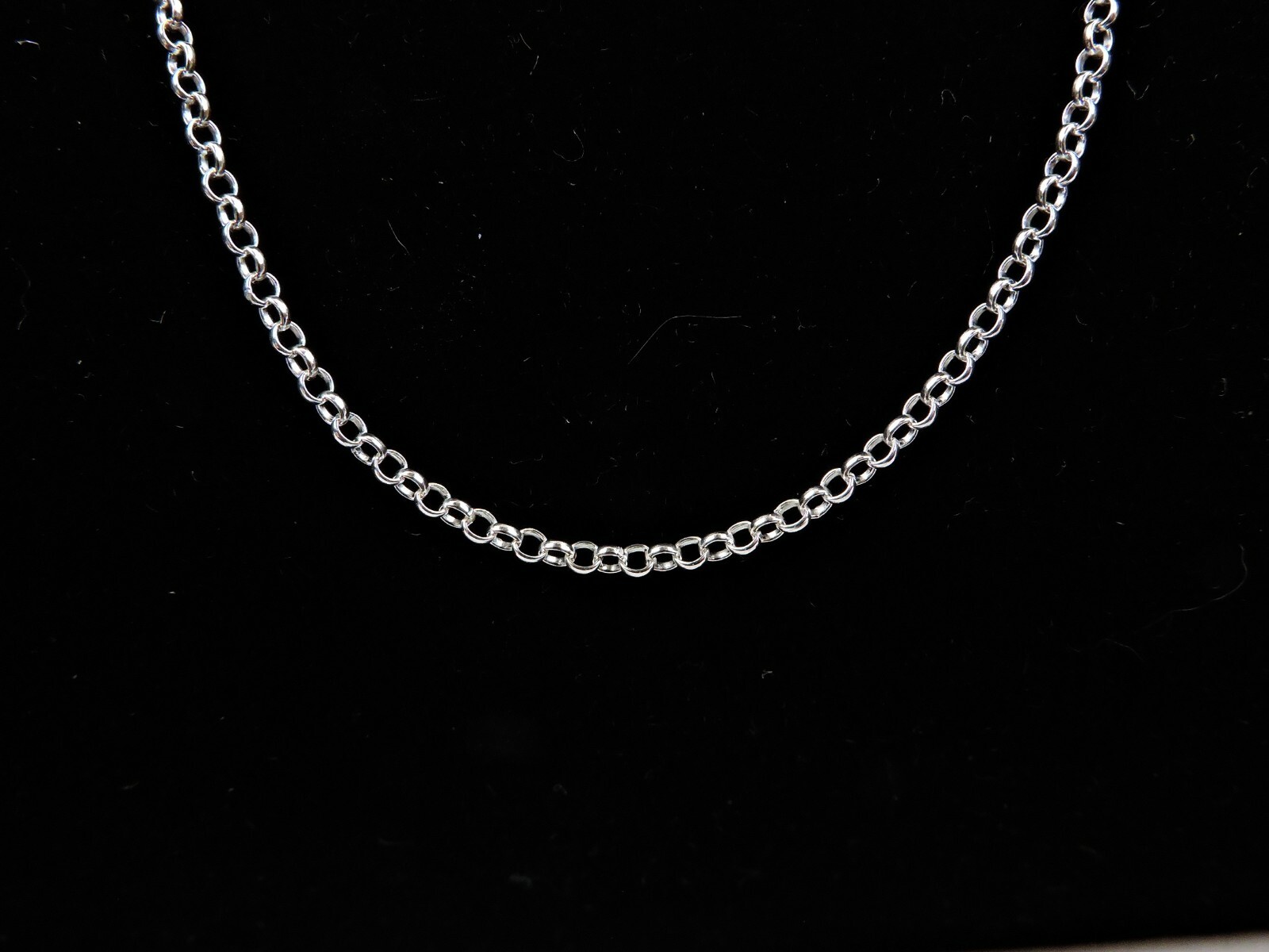 Sterling Silver 2 mm Rolo Ankle Bracelet 9″ – 10″ – Free Gift Packaging