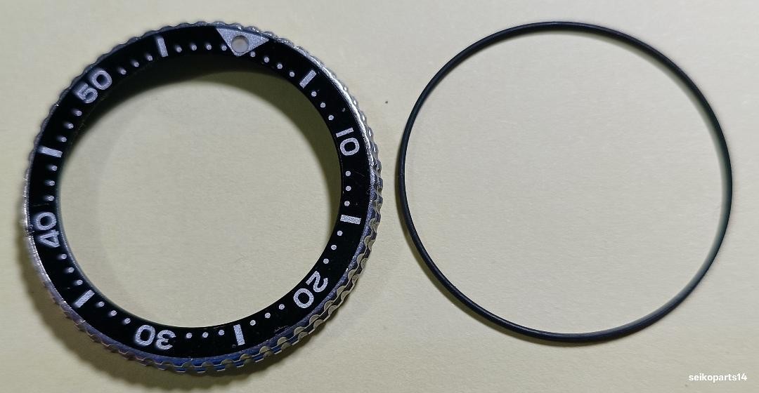 ORIGINAL SEIKO BEZEL MATTE BLACK INSERT 6306-7000 6306-7001 6309-7040 7049 6105
