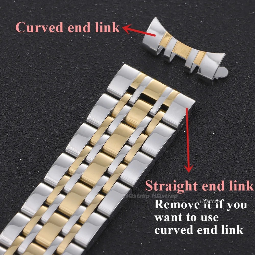 Stainless Steel Watch Band 18mm 20mm 22mm Metal Strap Universal Replacement