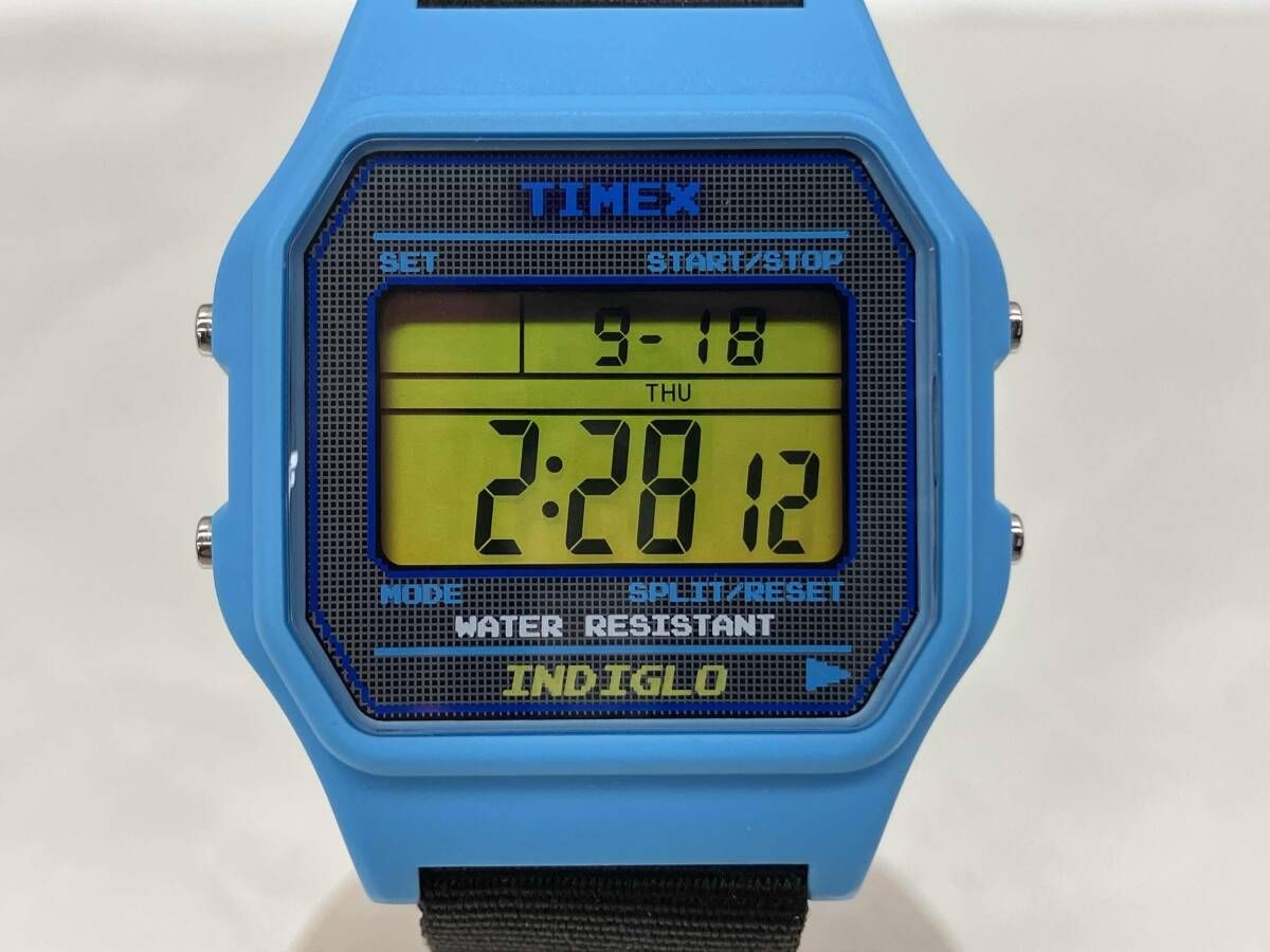TIMEX Pacman Watch TW2V94100 Quartz Battery Replaced 2023 Pouch Included