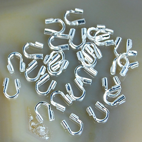 Crimp Loop Wire Protector Golden,Silver, WGP, Bronze 200PCS Pick Color