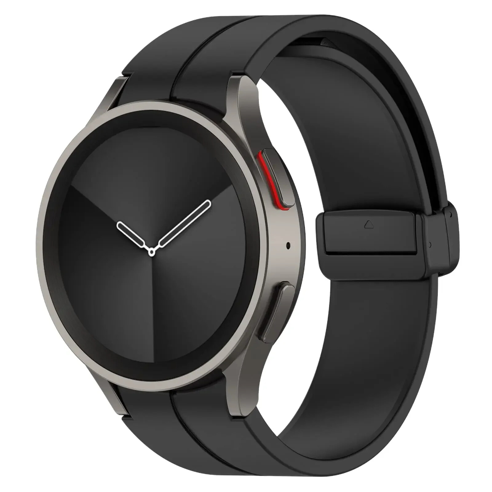 Magnetic Silicone Band Strap For Samsung Galaxy Watch 5 Pro 45mm 4 40 42 46 44mm