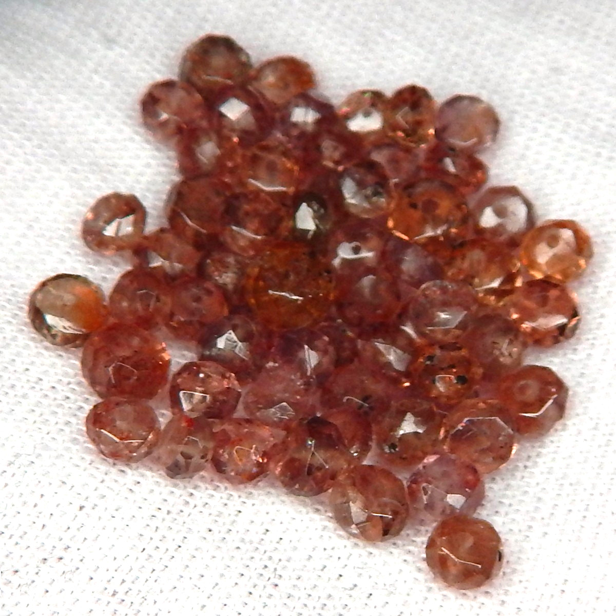 RARE 25ct Lot of 62 Color Change Garnet Natural Mined Unheated Faceted Beads