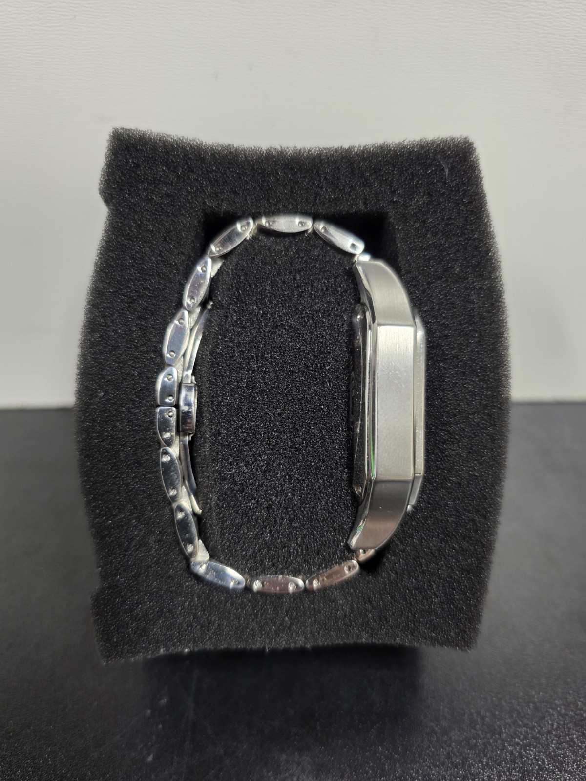 PINDU P6515 Square Automatic Stainless Steel Watch Silver NEW/OPEN BOX DMG PKG