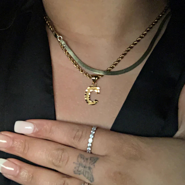 Initial Pendant Necklace