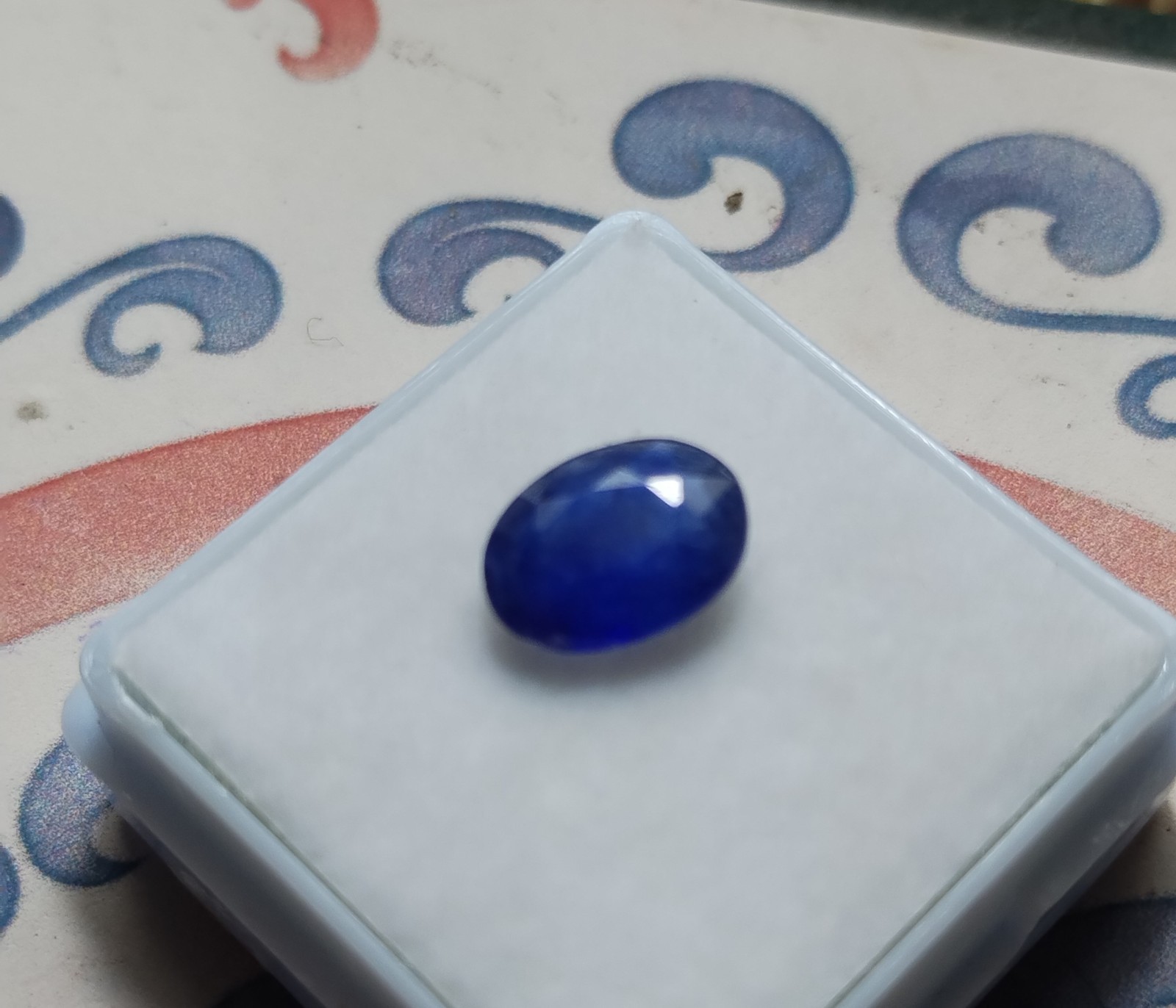 1.76 Ct. Natural Cornflower Blue Sapphire Loose Oval Mozambique 9.3x7x3mm