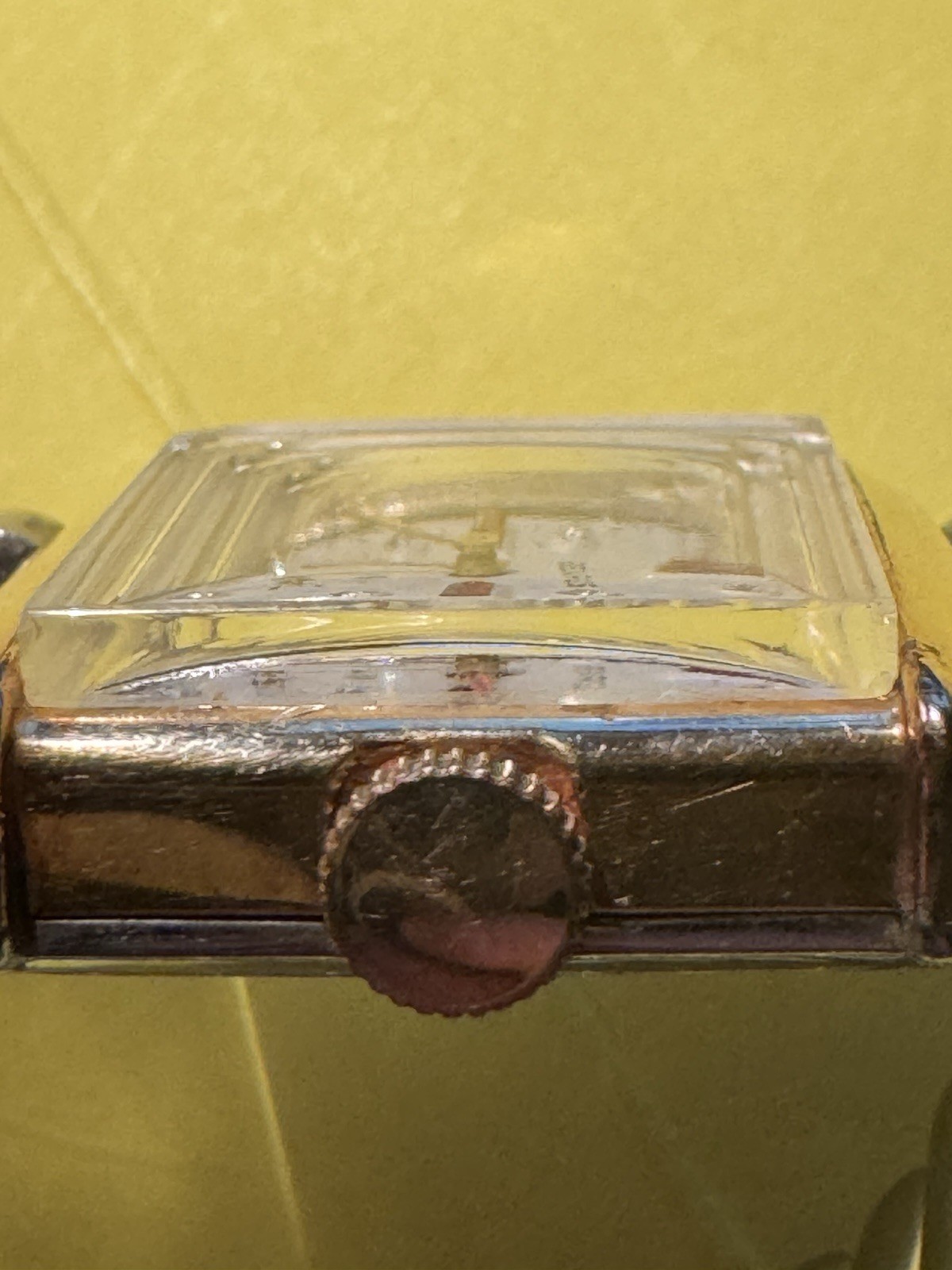 1940’s Men’s BENRUS 17 Jewel Watch, Diamond & Ruby Dial Pristine Condition