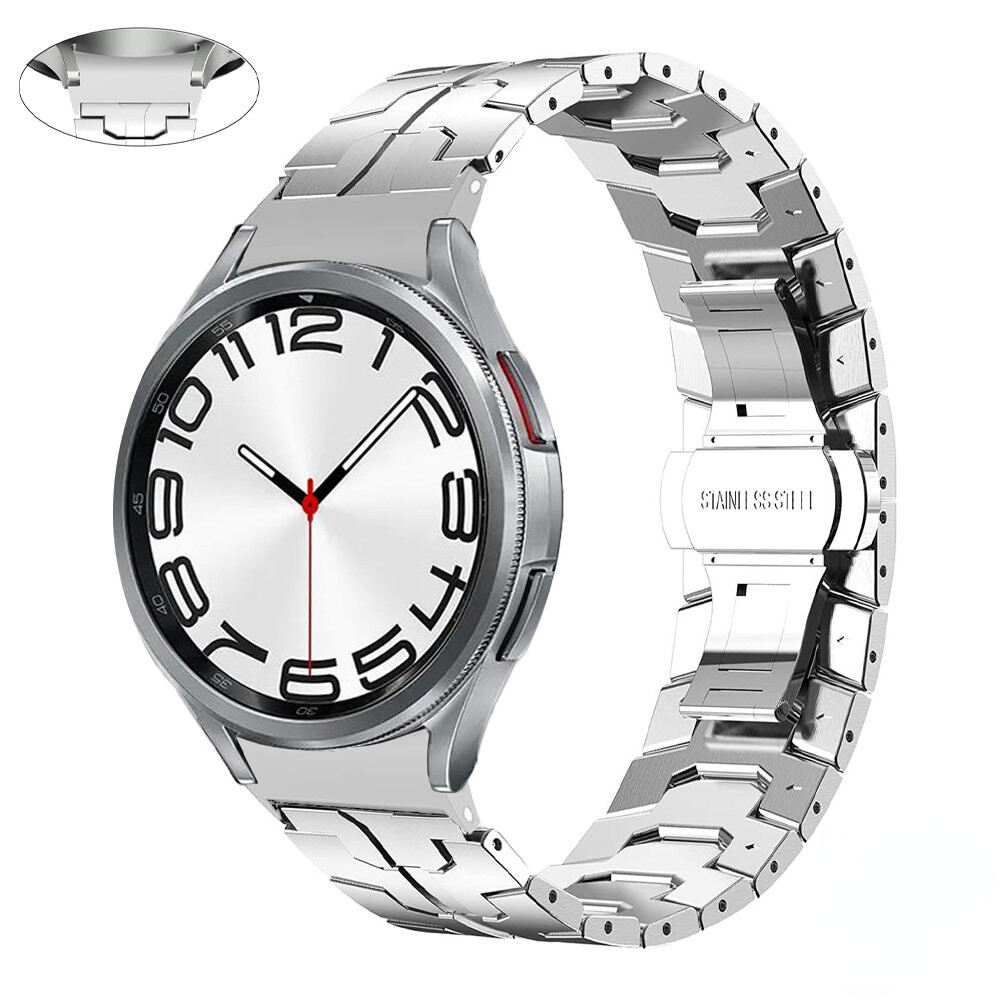No gaps Metal Band Strap For Samsung Galaxy Watch 4 5 6 40/42/43/44/45/46/47mm