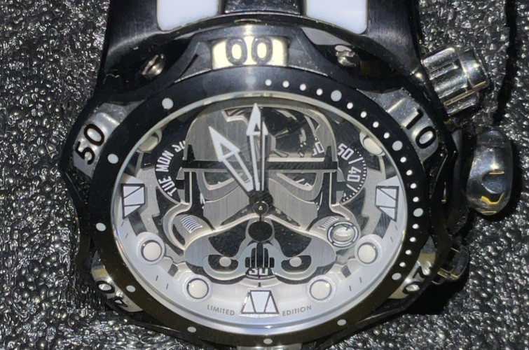 Invicta Star Wars Stormtrooper Men’s 52mm Limited Ed Swiss Chrono Watch 35360
