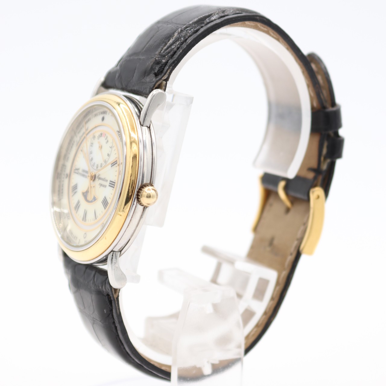 Vintage Girard-Perregaux 4830 Equation Espace Men’s Quartz Wristwatch Two Tone