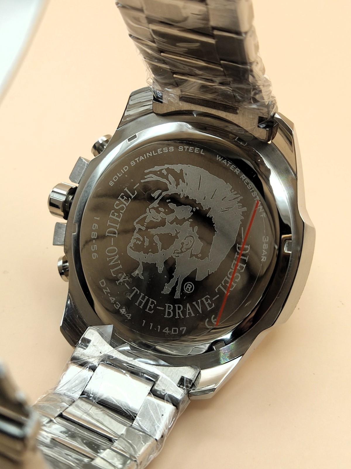 Luxury Diesel Only The Brave 10 Bar Black Dial Refurbished Men’s Wrist Watch