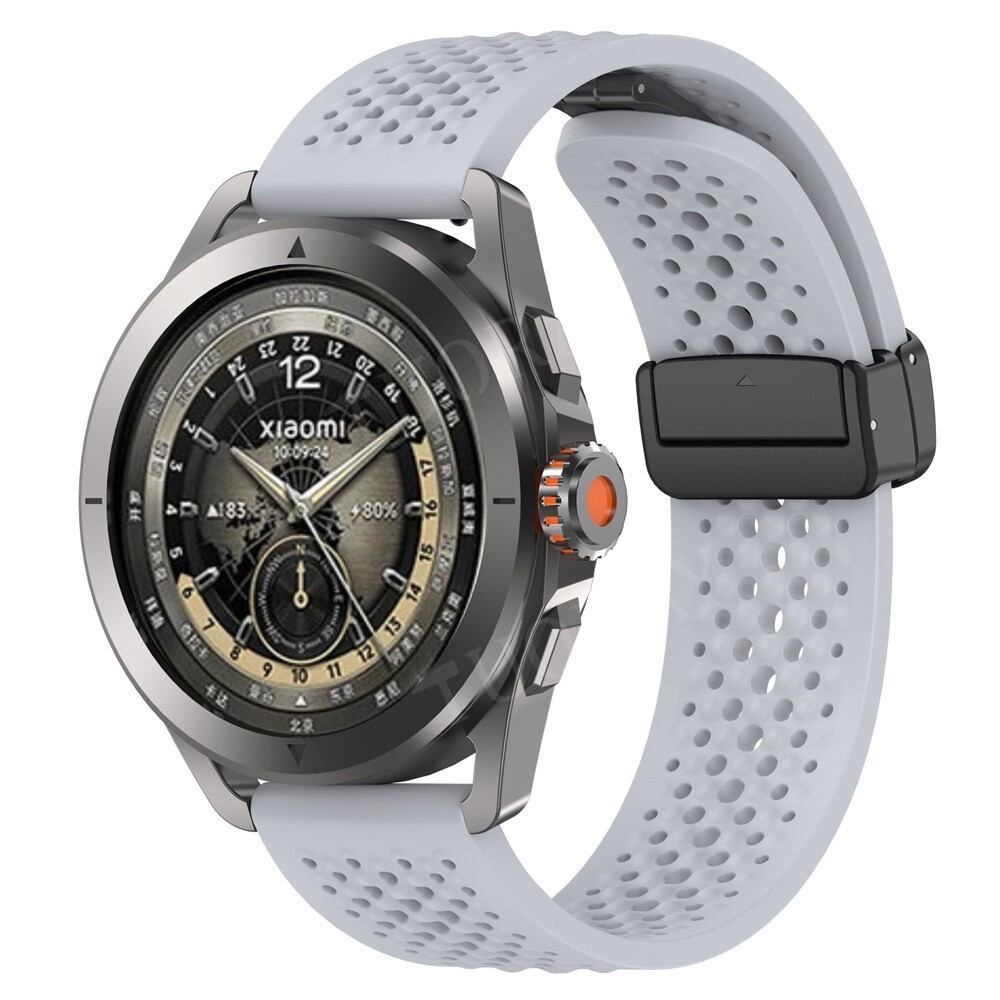 22mm Magnetic Silicone Strap Watch Band For Amazfit Bip 6/5 GTR 4/3/2/GTR 47mm