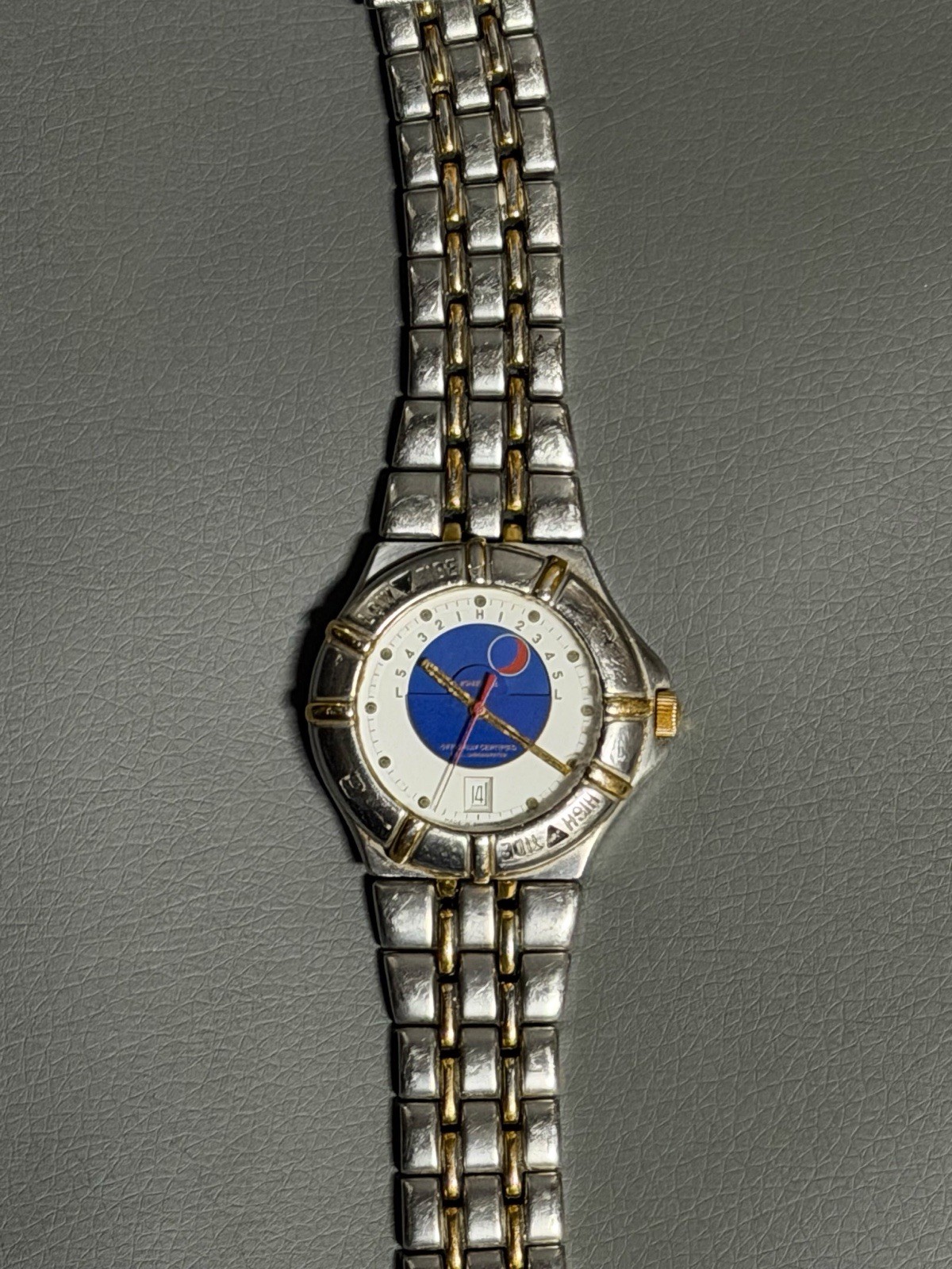 Krieger Tidal Chronometer 7 Jewels Swiss Quartz Men’s Watch- Working