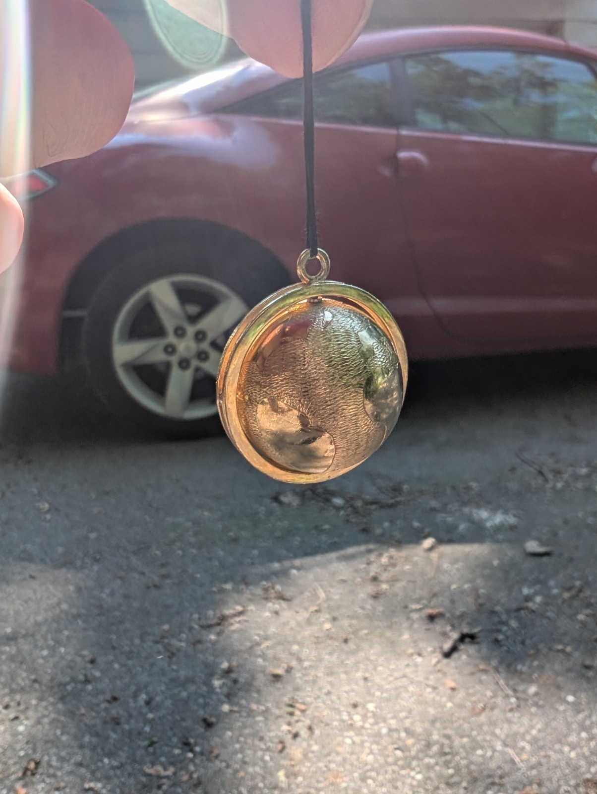 Vintage 14k Solid Yellow Gold Spinning World Globe Pendant Charm Big/Heavy 15g+