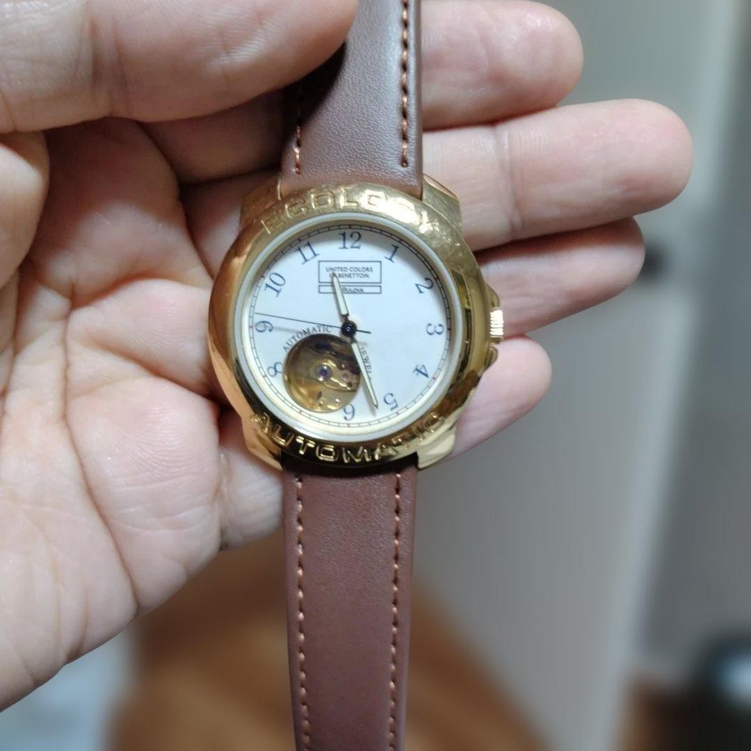Bulova x Benetton Automatic Men’s Watch See-through Back Used