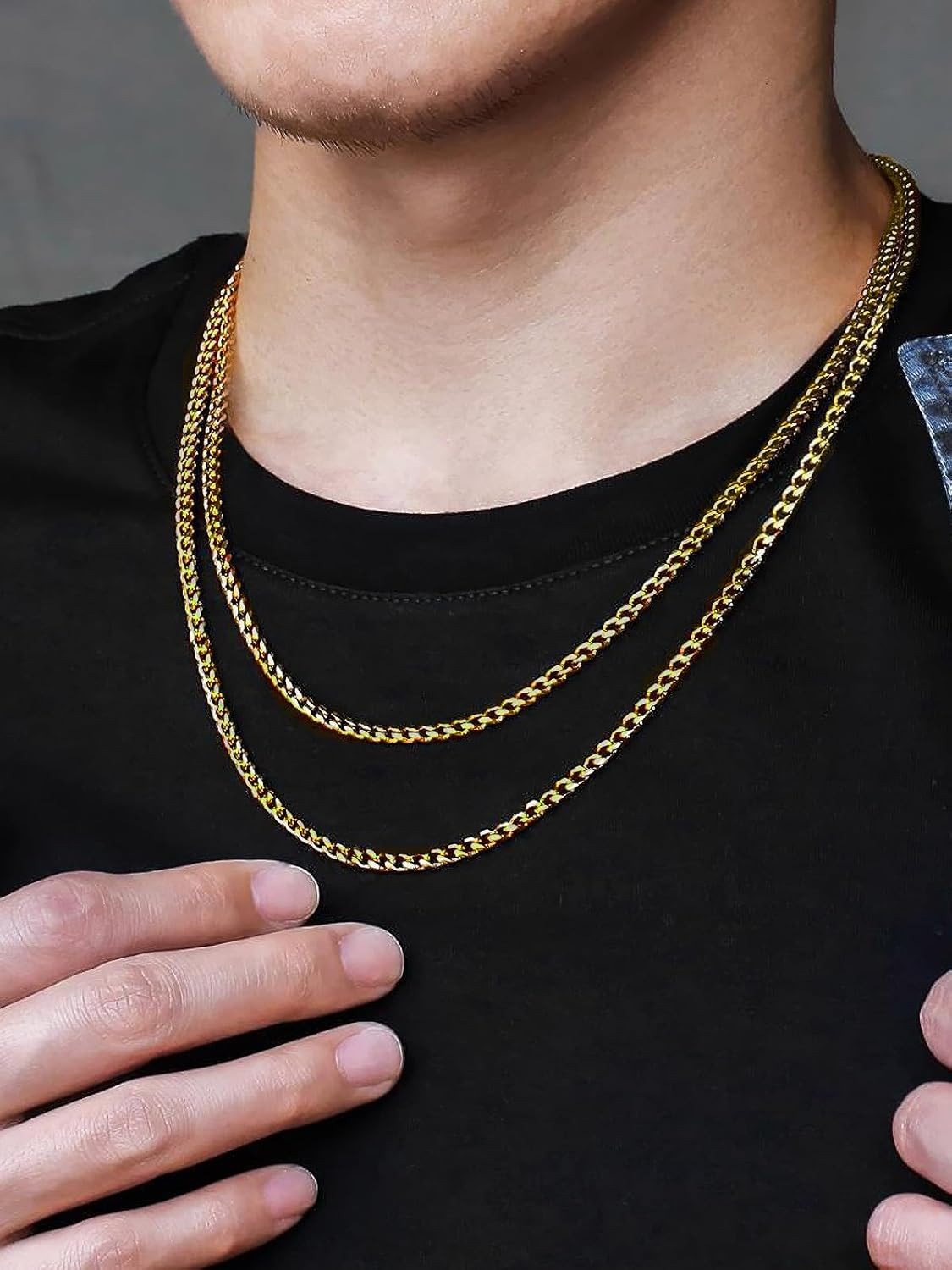Miami Cuban Chain Necklace for Men Women, 3Mm/6Mm/9Mm/12Mm Width, 316L Stainless