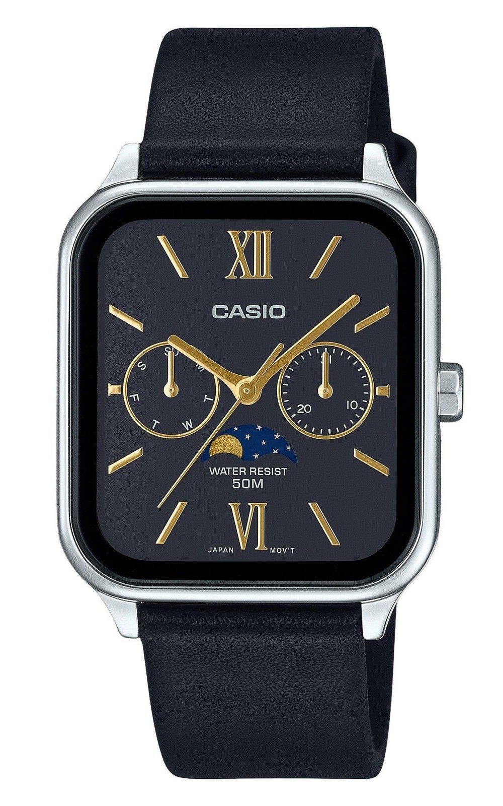 Casio Standard Analog Leather Strap Black Dial Quartz MTP-M305L-1A2V Men’s Watch