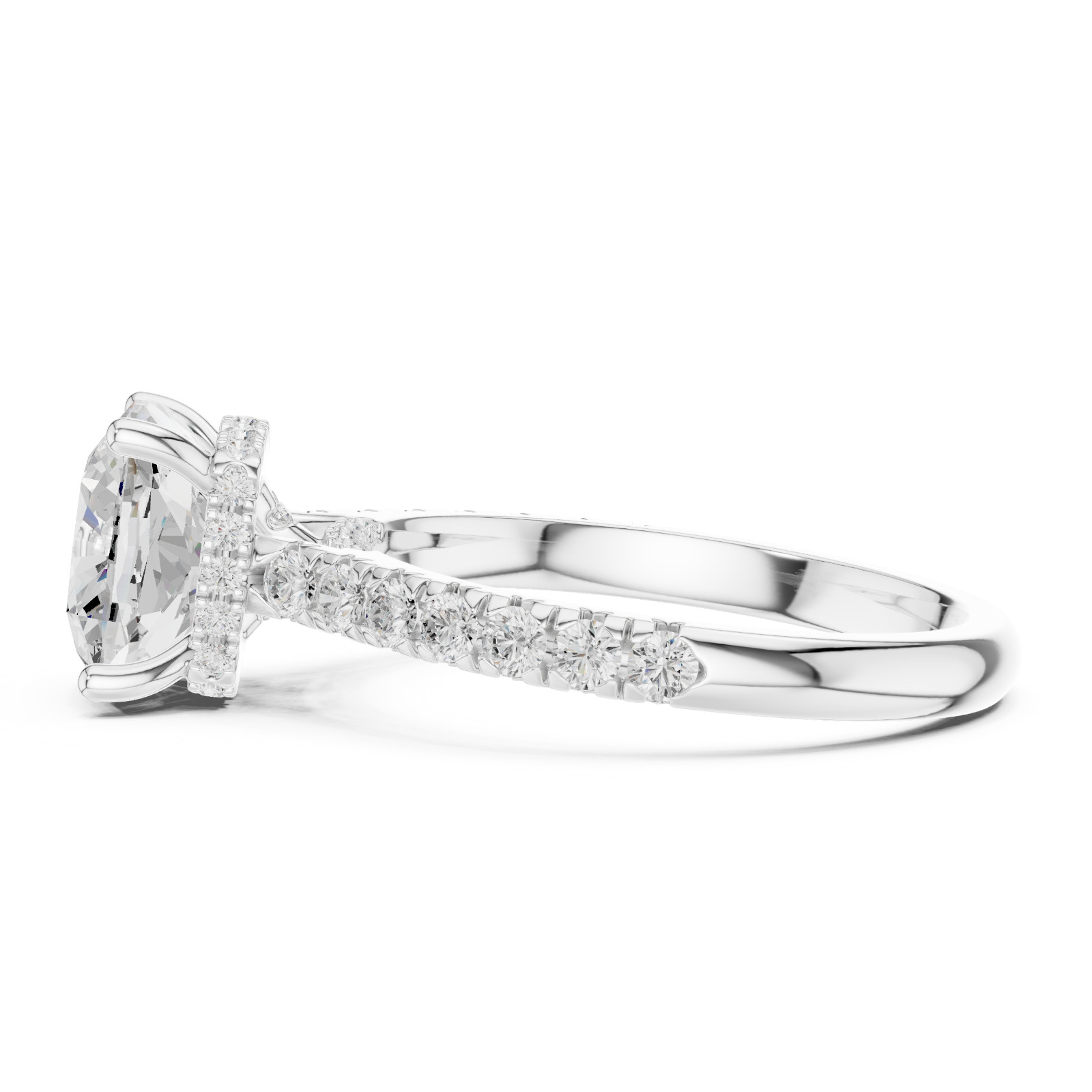 Certified 3.6 Ct Lab Grown Diamond Anniversary Cosmos Women Ring 14K Gold Over