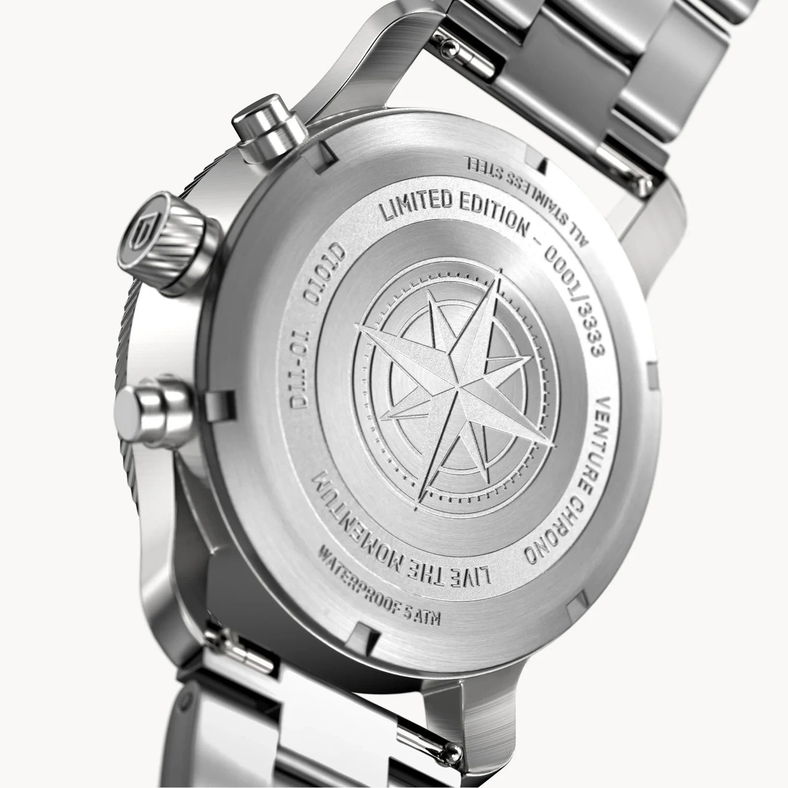 DETOMASO VENTURE CHRONOGRAPHLIMITED EDITION WHITE BLUE 42 mm MSRP $269 🔥New🔥