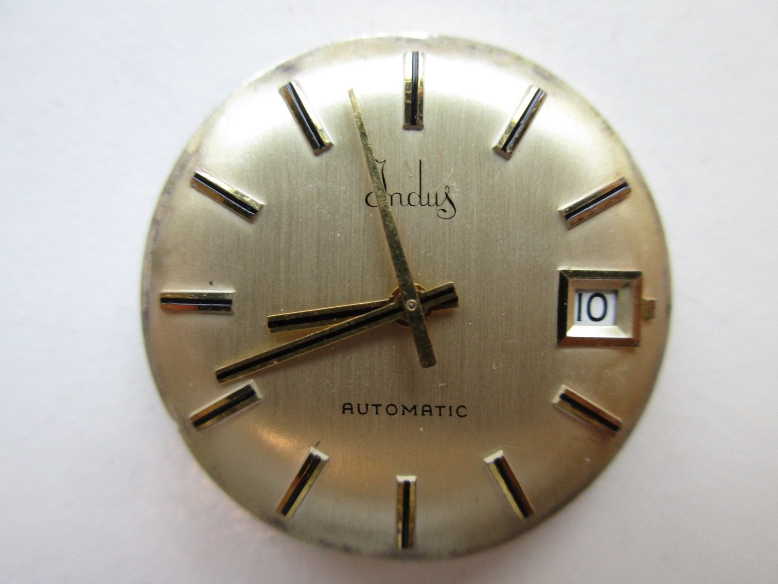 ETA cal. 2783 Swiss automatic watch movement & dial – white date at 3 – running