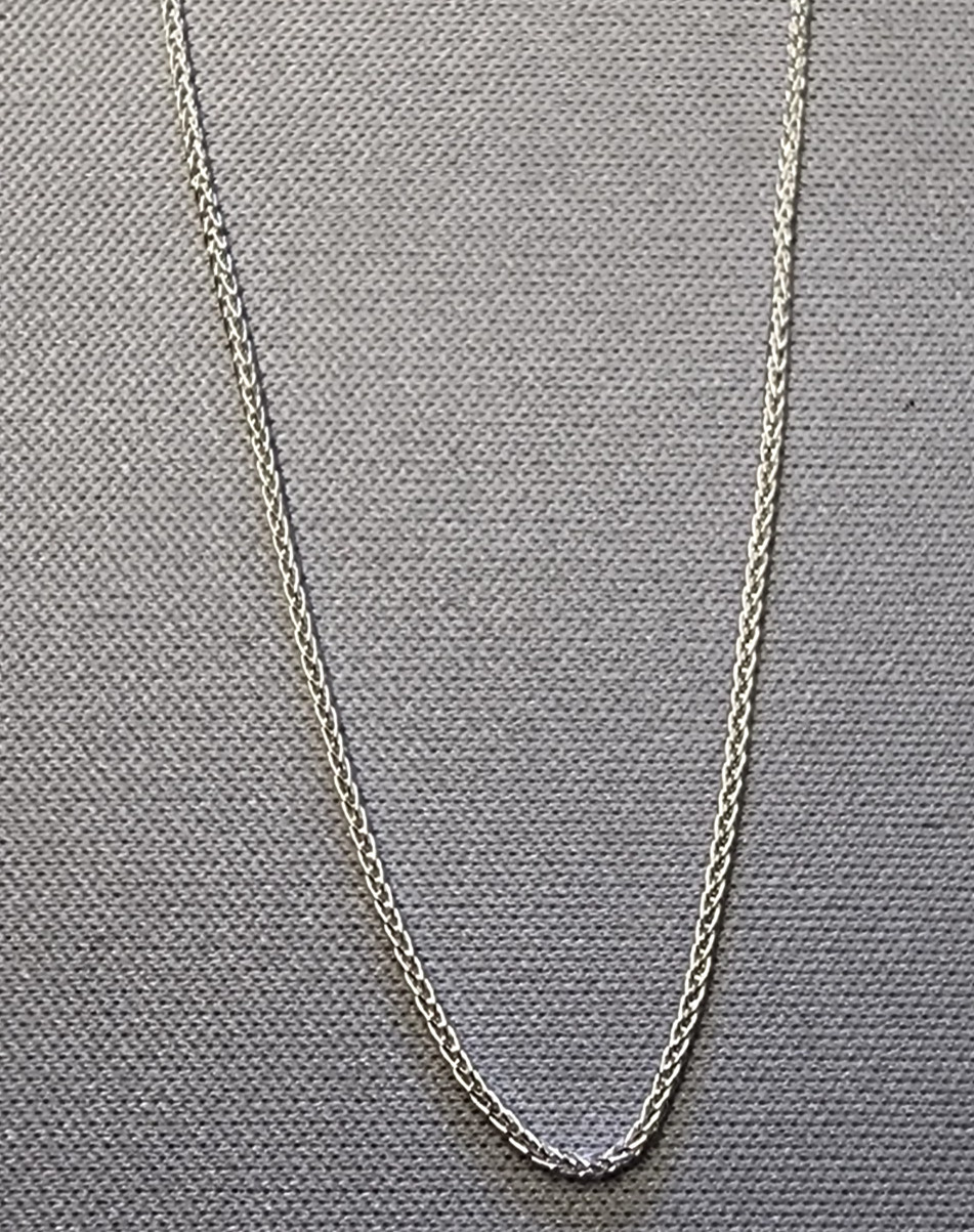 Jtv Sterling Silver 1mm Adjustable Wheat 24″ Chain