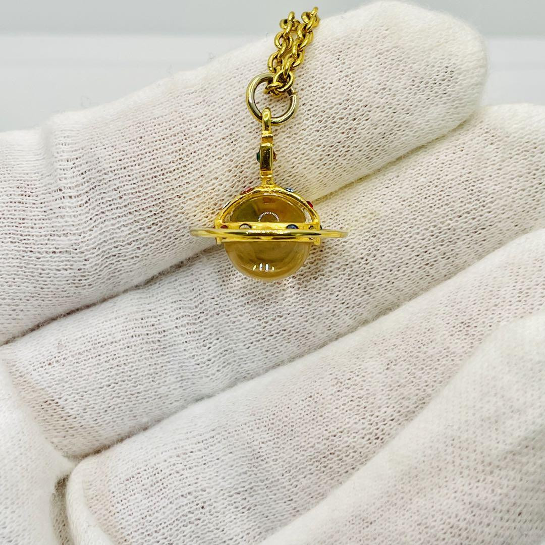 Vivienne Westwood Accessories Women Necklace Red Box Era Early Petit Orb Limited