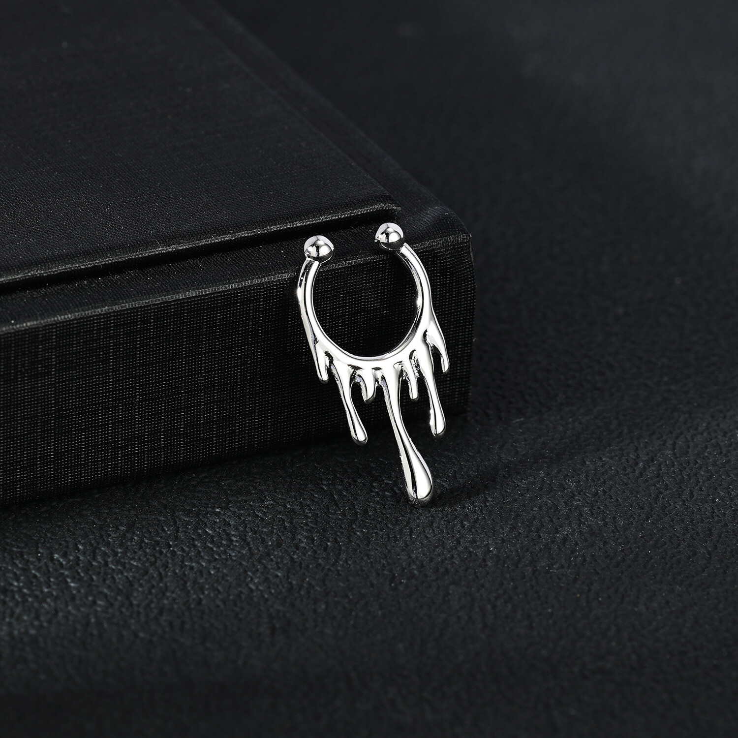 1 PC Stainless Steel Nose Cuff Non Piercing Nose Ring Faux Septum Punk Jewelry