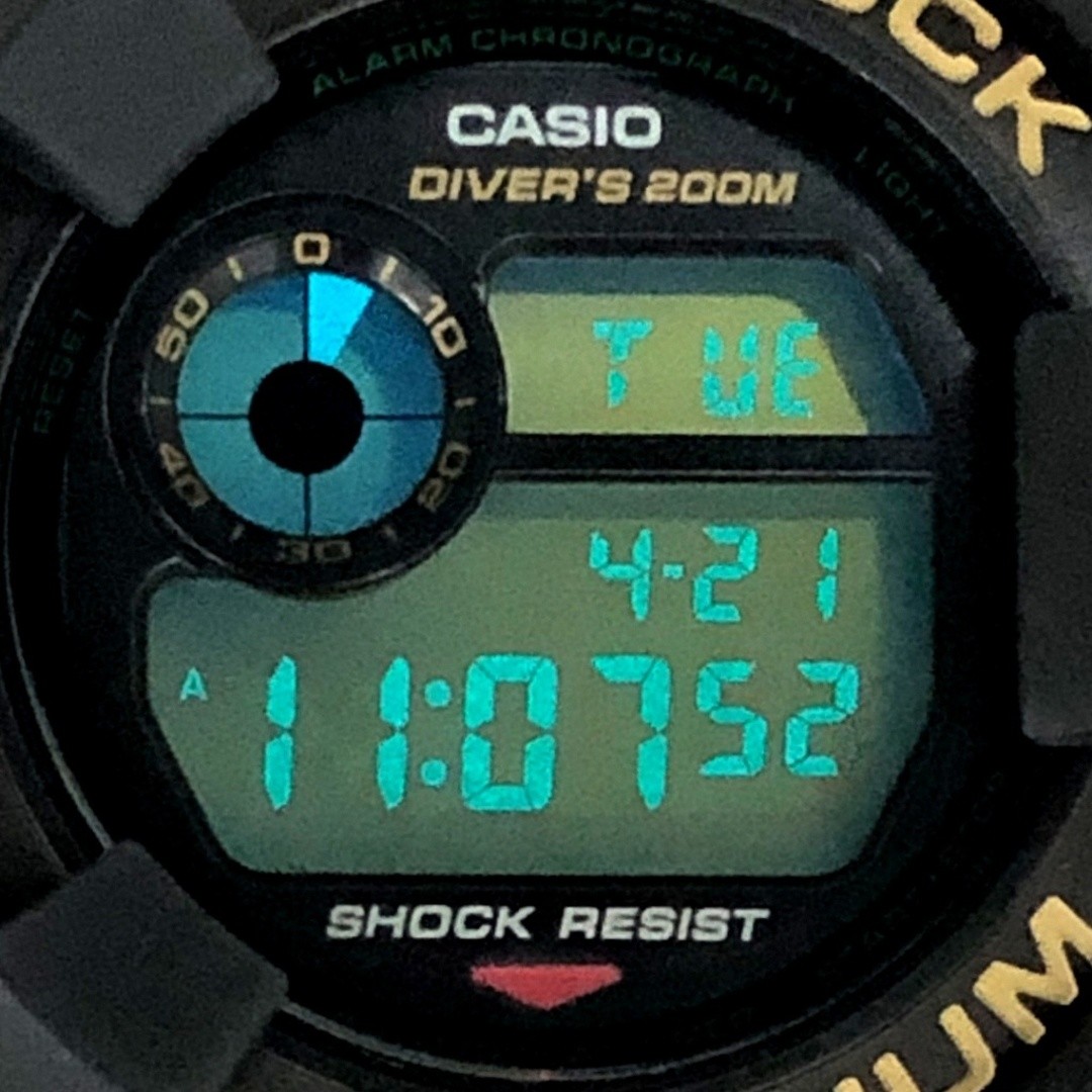 G SHOCK DW 8201NT 1 7th FROGMAN 7th Anniversary First Generation Color Titanium