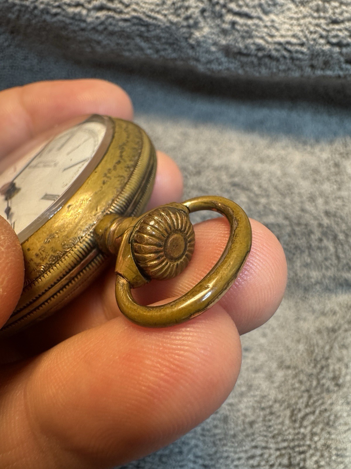 Vintage American Waltham 1883 Watch Co Pocketwatch Running But Untested