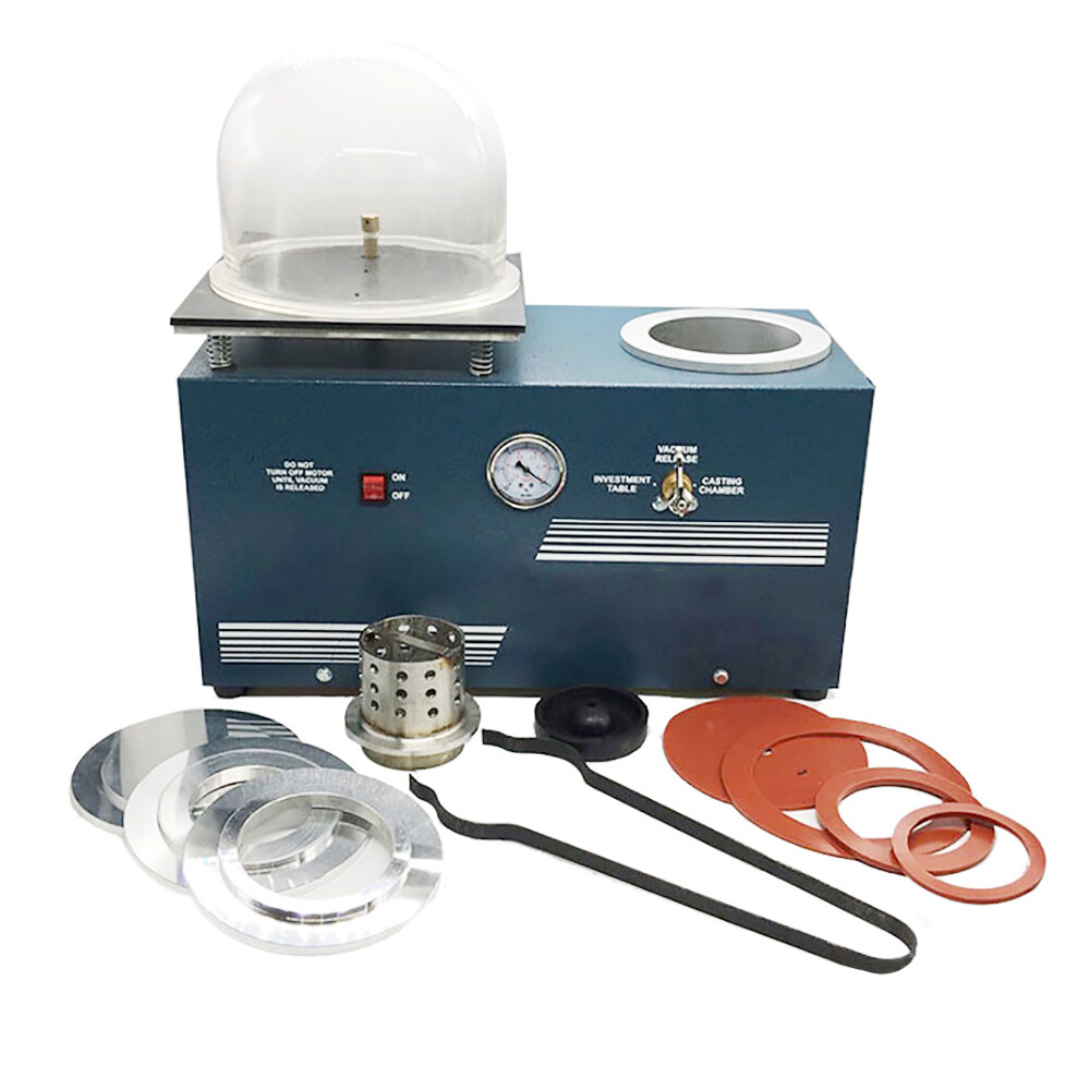 Jewelry Lost Wax Cast Combination Vacuum Investing Casting Investment Machine