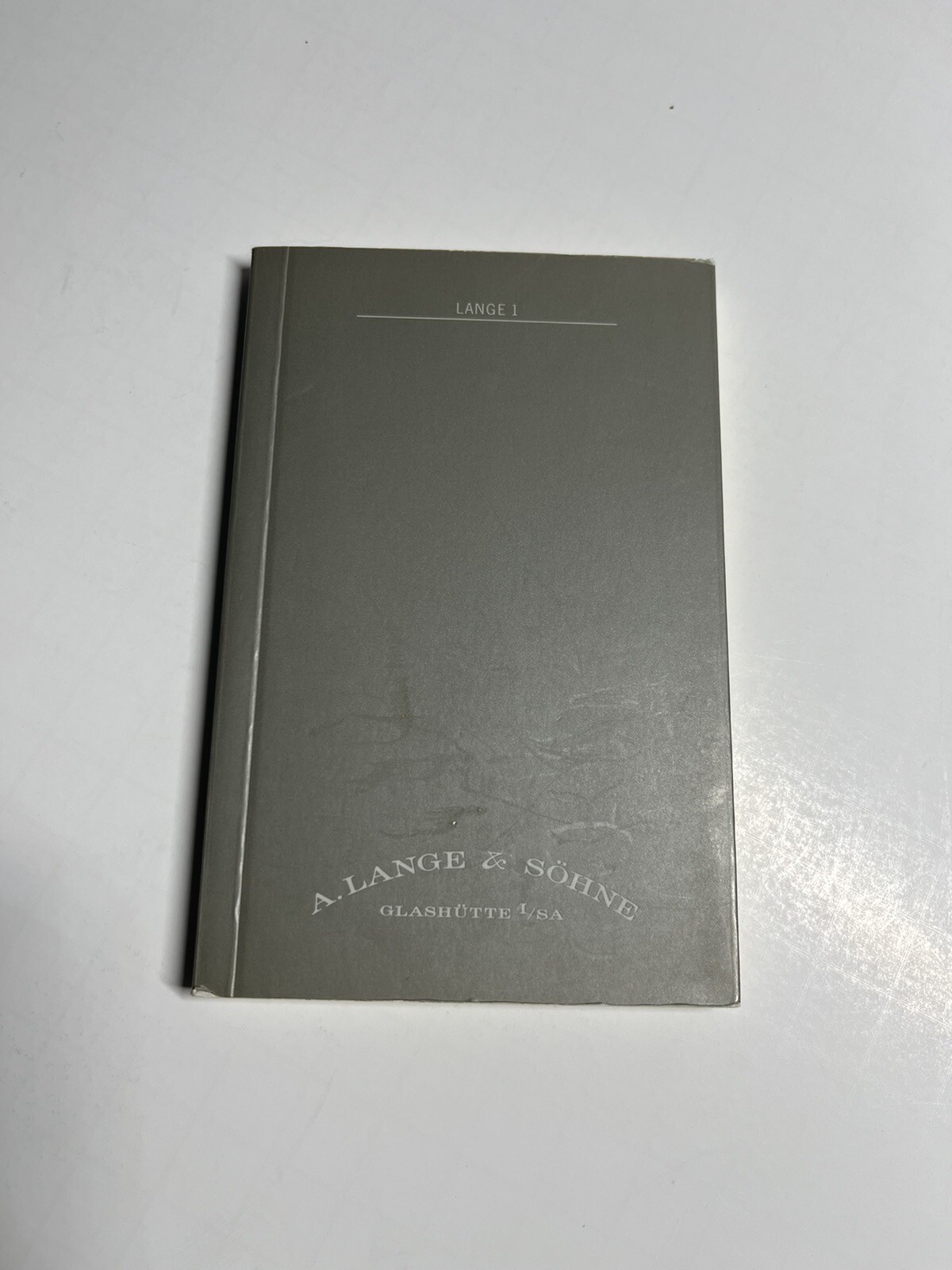 A. Lange & sohne Original Manual for Lange 1