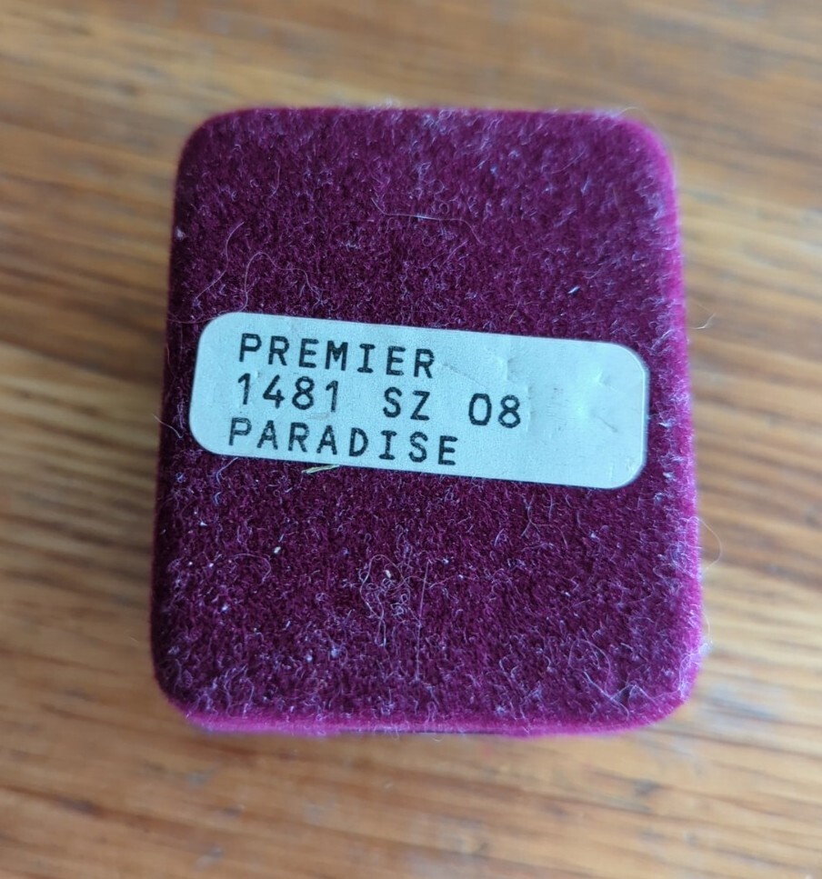Premier Design Paradise Pink Ice Ring Size 8