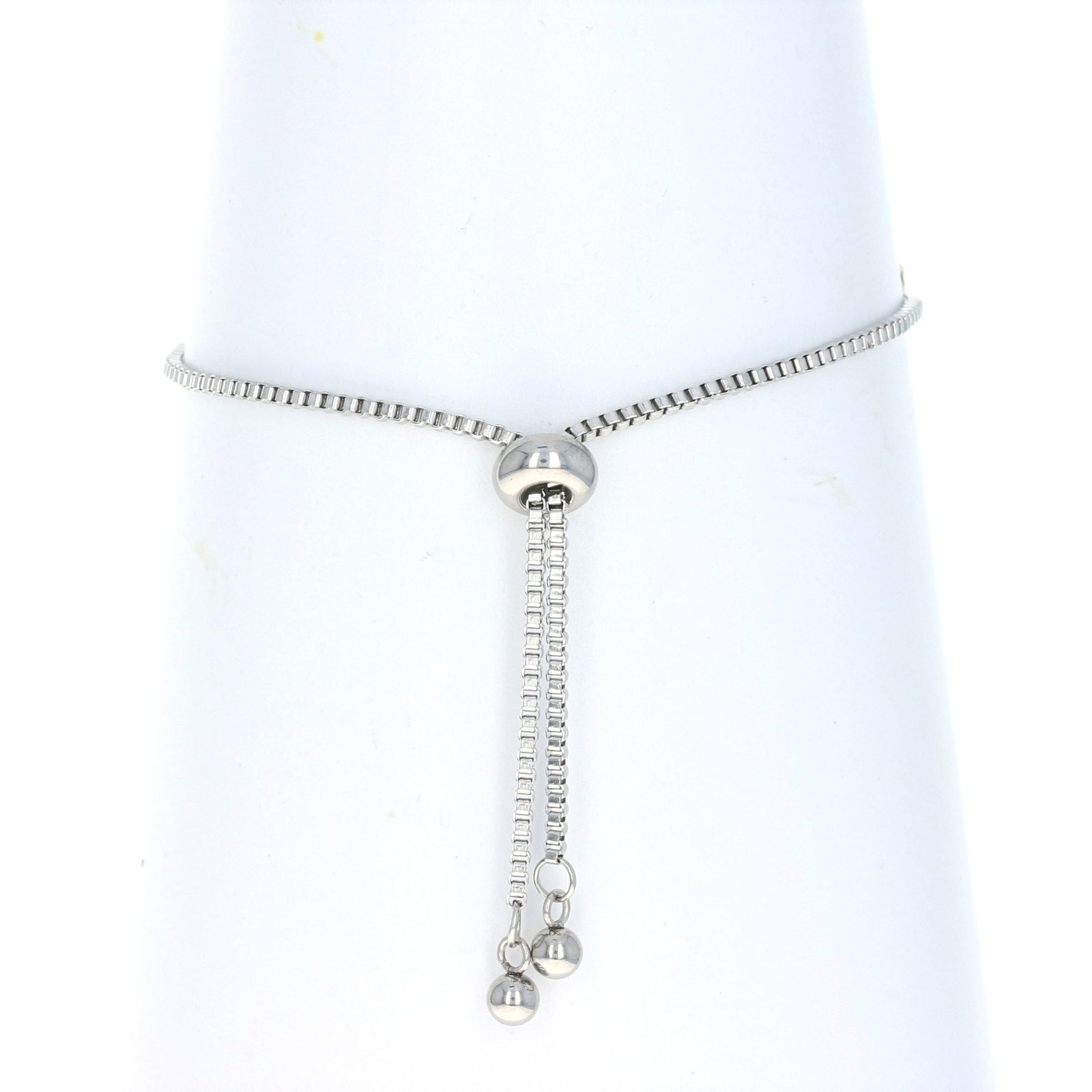 Sterling Silver & Stainless Steel Garnet Bracelet – 925 Oval 3.85ctw Adjustable