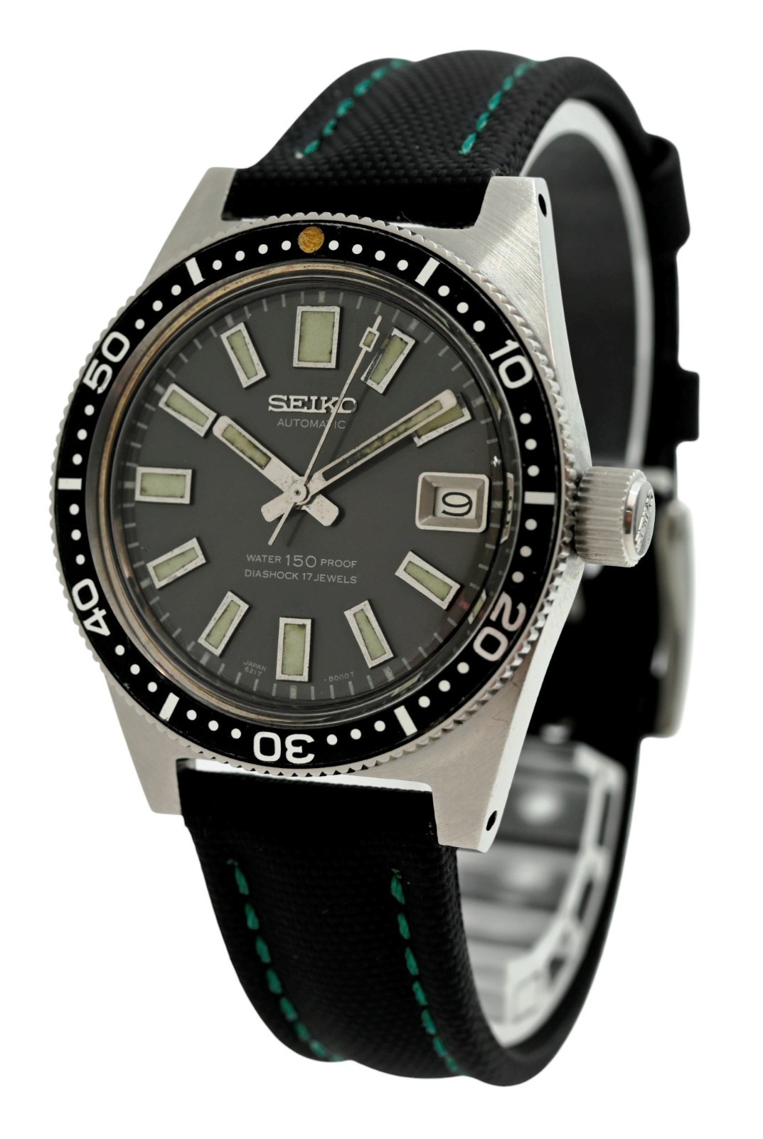 Seiko 38mm Men’s 62MAS Big Crown First Diver Watch March 1967 Dolphin 6217-8001!