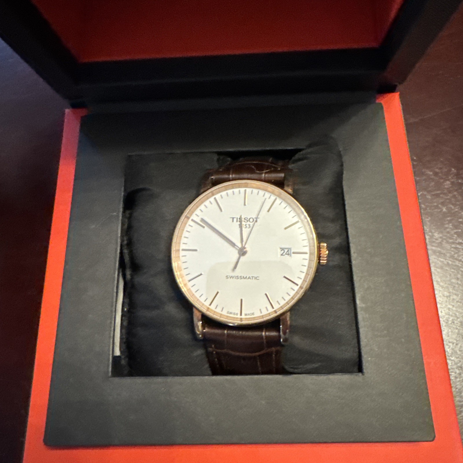 Tissot T109.407.36.031.00 Everytime Swissmatic White Dial 40 mm Men’s Watch Used