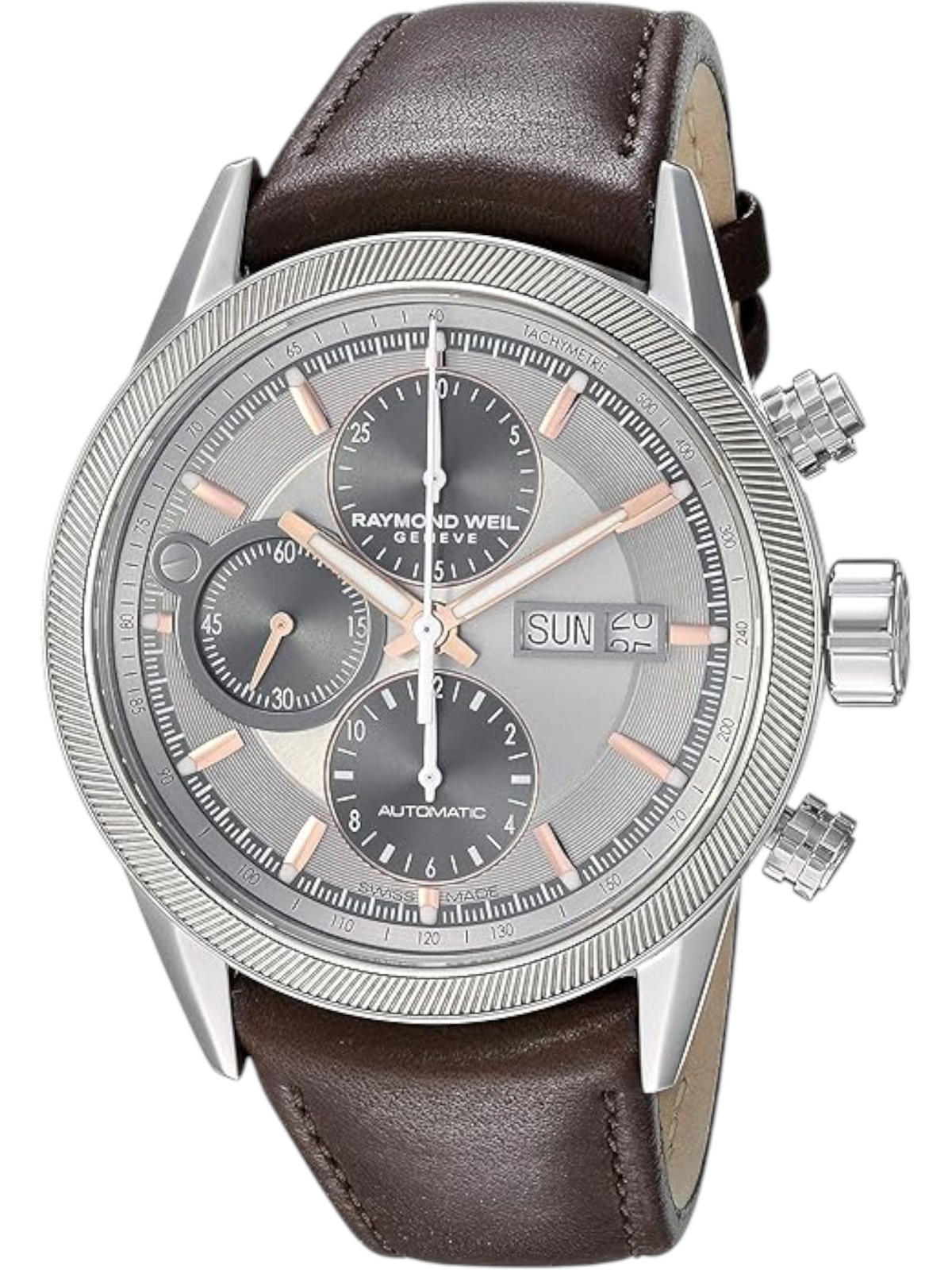 Raymond Weil Men’s 7731-SC2-65655 Freelancer Automatic Chrono 43 mm MSRP $2725
