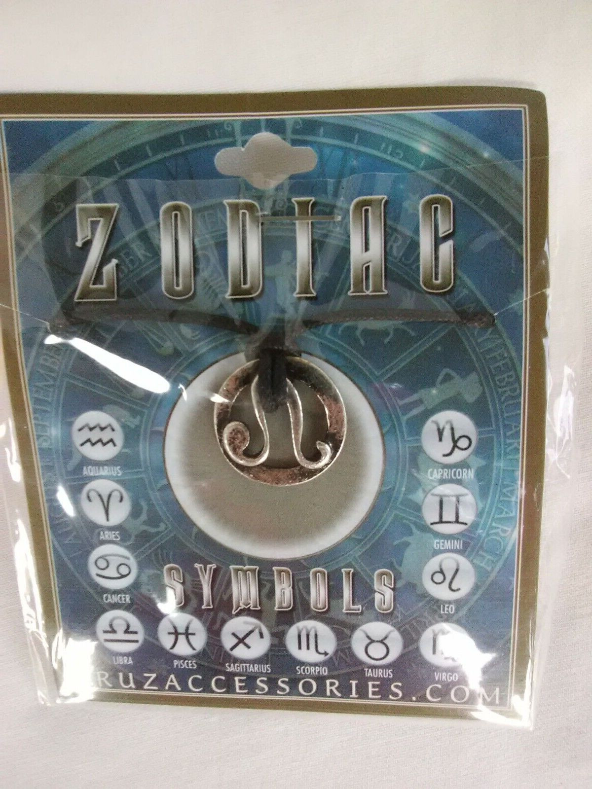 Zodiac Leo Amulet Necklace Women Teen Men 30″ Gift USA Seller New NWT