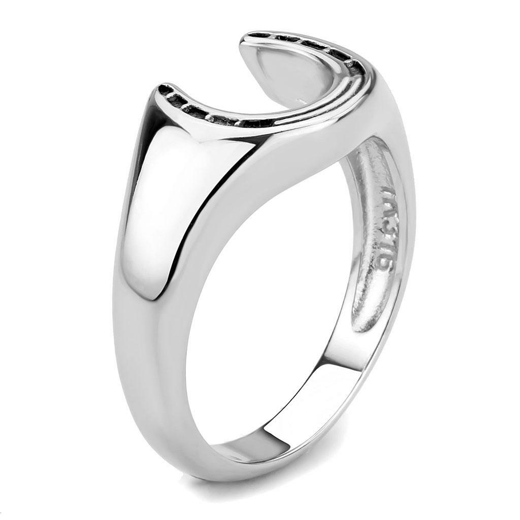 TK3619 – High polished (no plating) Stainless Steel Ring with No Stone