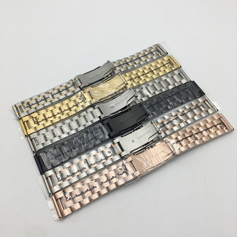 12 14 16 17 18 19 20 21 22 23 24 26mm Stainless Steel Watch Strap Band Universal