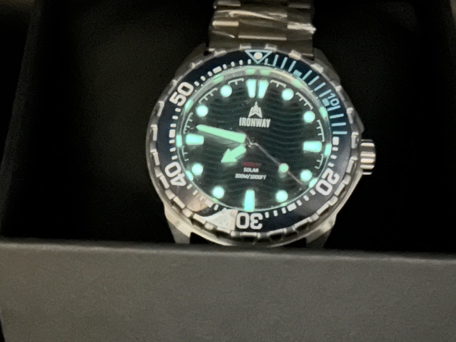 Ironway Trident 300 Solar Powered 30ATM Dive Watch