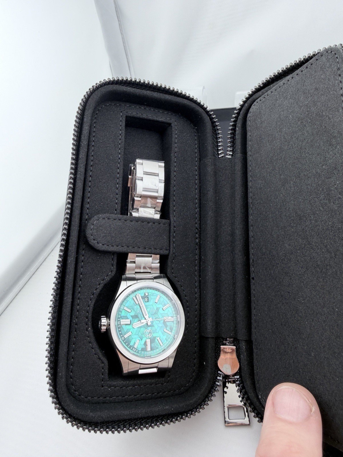Henry Archer Vesterhav & Verden GMT Watch Set w/ Travel Case + 2 Straps