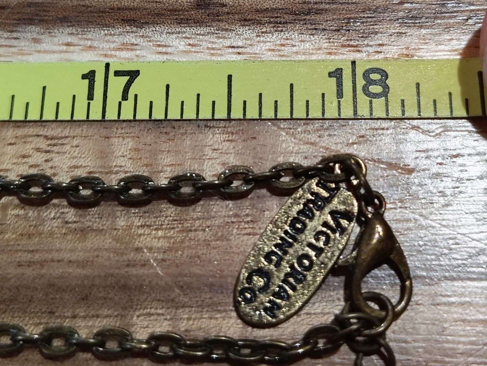 Victoria Trading Company Fairy Door Locket Antiqued Brass Tone With Skeleton Key
