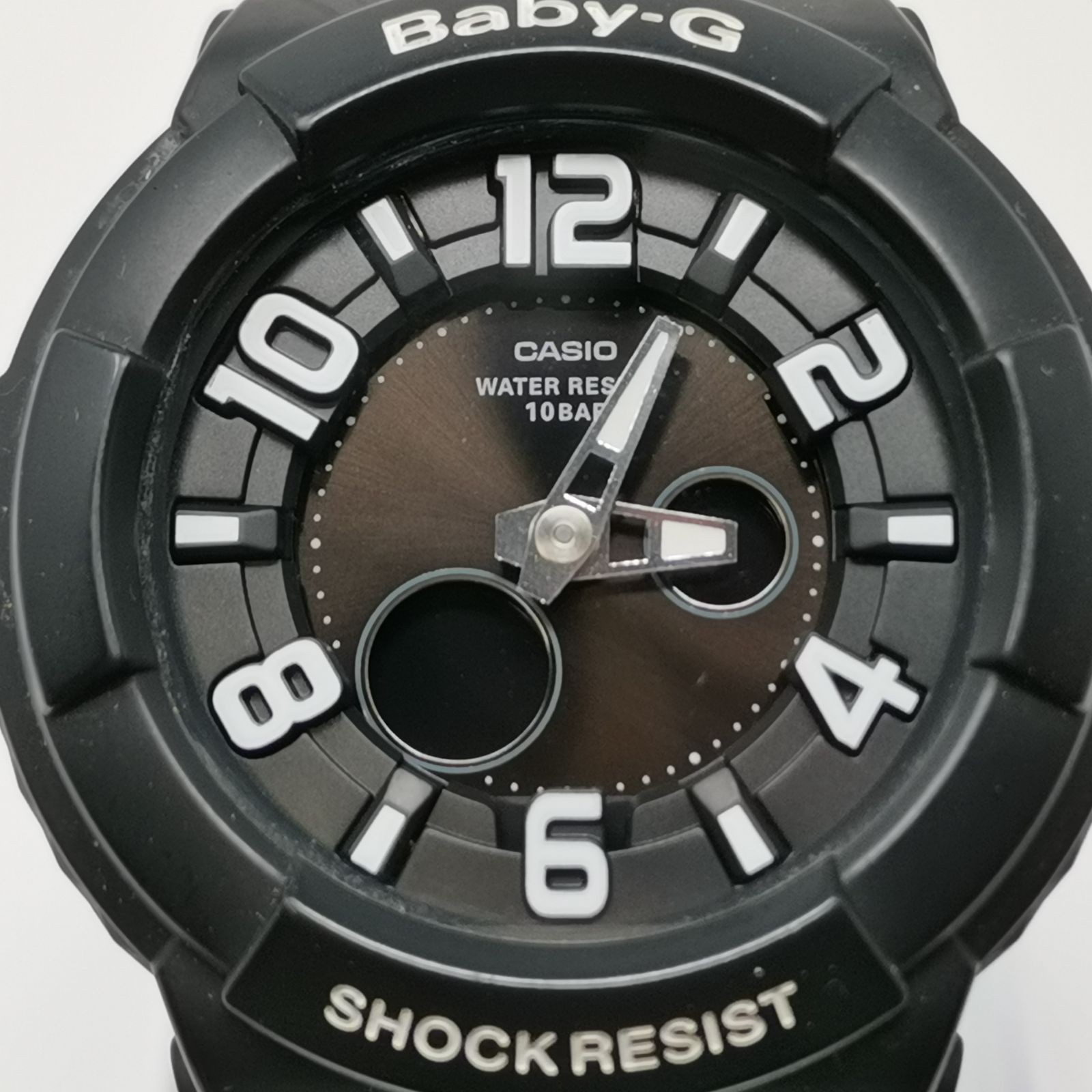 BABY G BGA 132 5232 Ladies Watch Working Black Used Item Management Number KKVNM