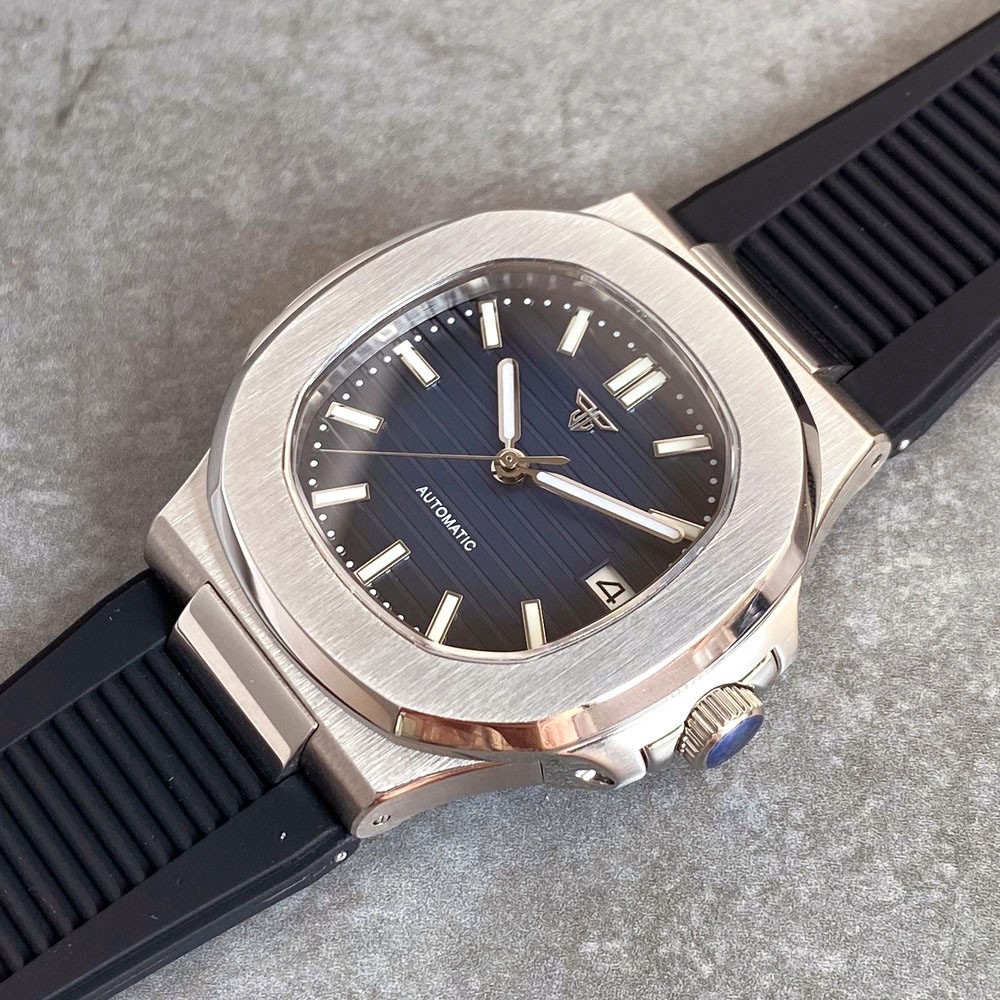 Tandorio 40mm Sapphire 20ATM Lume Automatic NH35A PT5000 Men Mechanical Watch