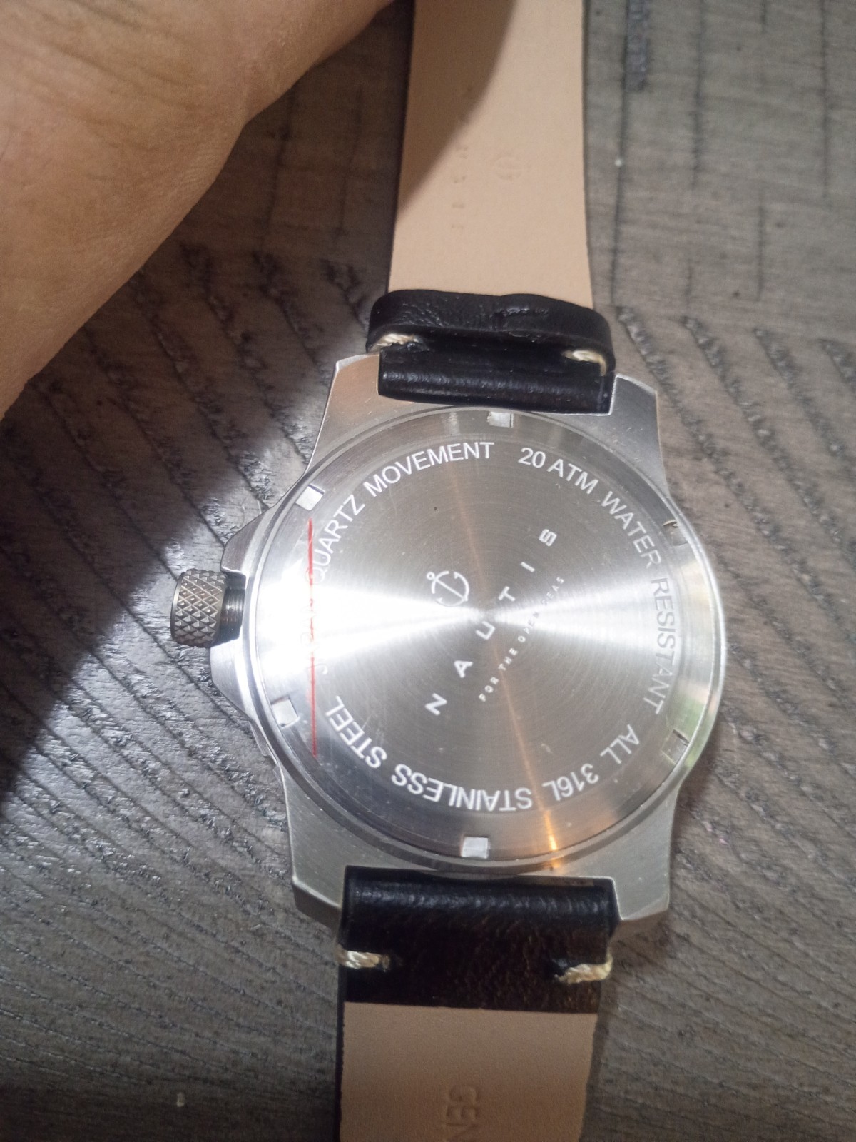 Nautis Dive Pro 200 Black & Red Wristwatch